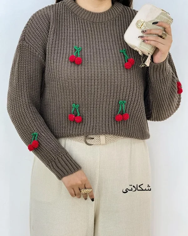 کراپ بافت طرح آلبالو کد h445