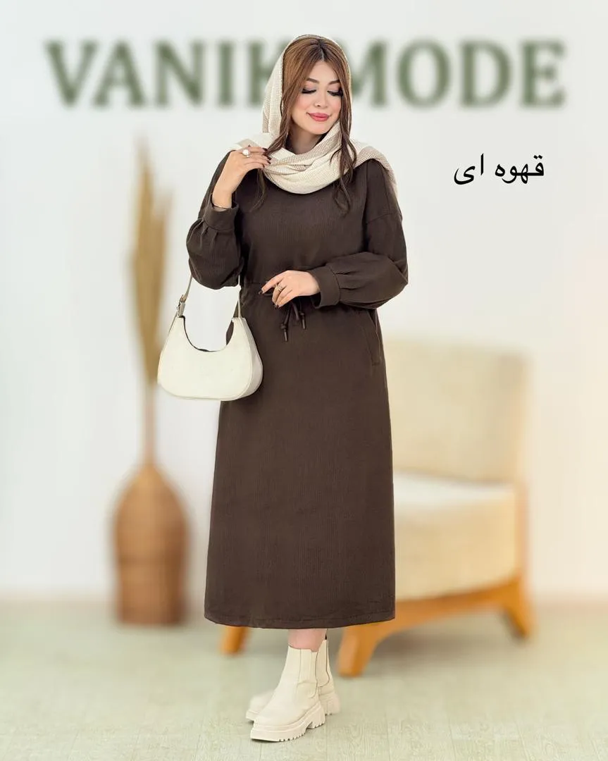 کفتان جیب دار یقه اسکی کد h677_1 کفتان جیب دار یقه اسکی کد h677