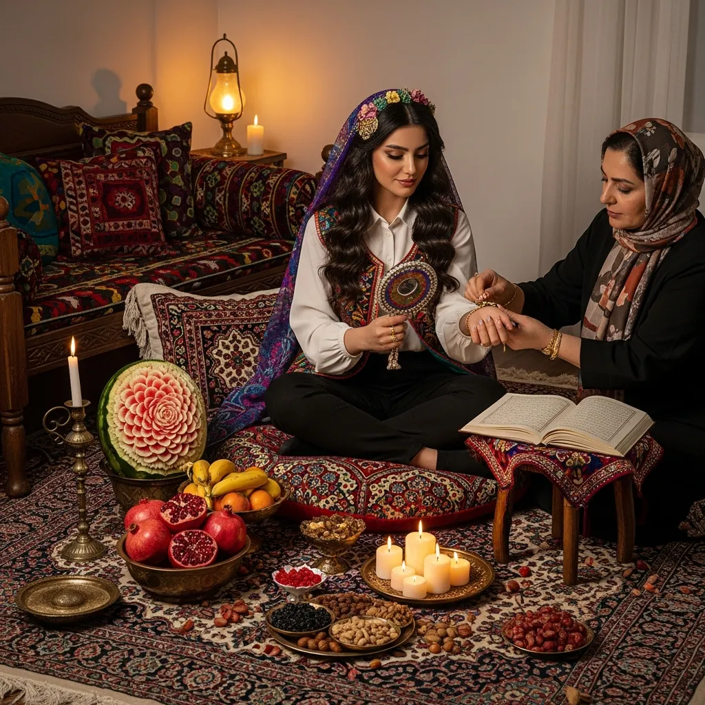 آداب و رسوم شب یلدا برای عروس