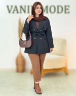 بارانی آستردار جلو باز کد h633 (2)