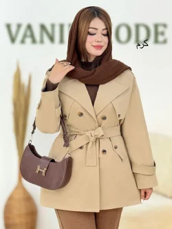 بارانی آستردار جلو باز کد h633