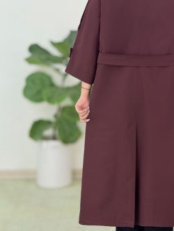 بارانی بلند آستردار کد h800