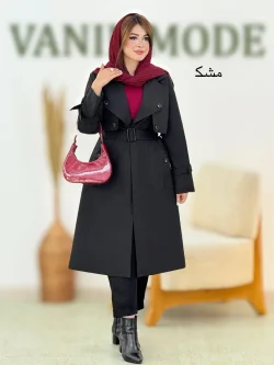 بارانی یقه انگلیسی داخل آستردار کد h728