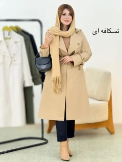 بارانی یقه انگلیسی داخل آستردار کد h728