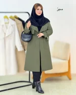 بارانی یقه انگلیسی داخل آستردار کد h728_6