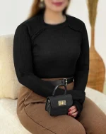 بلوز آستین فینگردار فانریپ کد h778_3