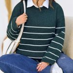 بلوز بافت راه راه