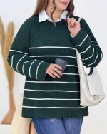 بلوز بافت راه راه