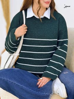 بلوز بافت راه راه