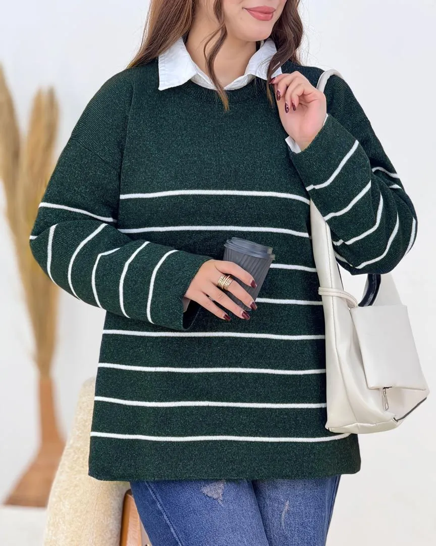 بلوز بافت راه راه بلوز بافت راه راه