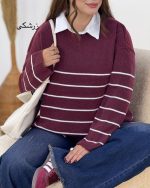 بلوز بافت راه راه (2)