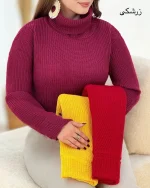 بلوز بافت یقه اسکی کد h655_1