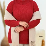 بلوز بافت یقه اسکی کد h655