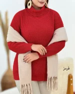 بلوز بافت یقه اسکی کد h655_2