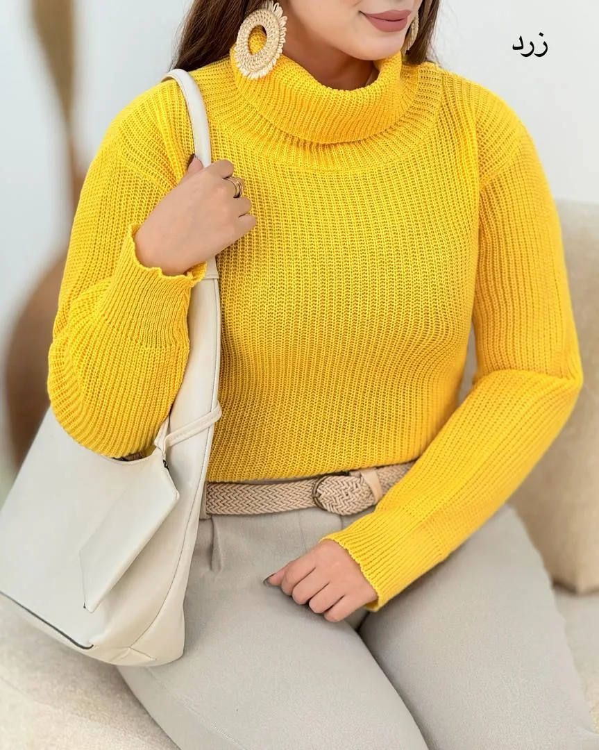 بلوز بافت یقه اسکی کد h655_5 بلوز بافت یقه اسکی کد h655