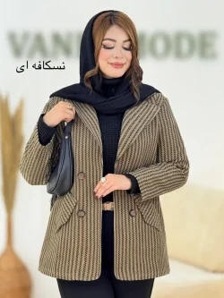 تک کت گندمی جیب دار