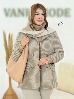 تک کت گندمی جیب دار