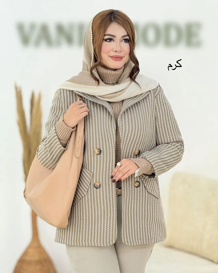 تک کت گندمی جیب دار (4)_4 تک کت گندمی جیب دار