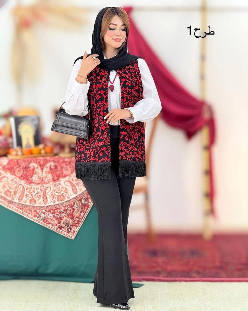 جلیقه پایین ریش یلدایی کد h770 (5) جلیقه پایین ریش یلدایی کد h770