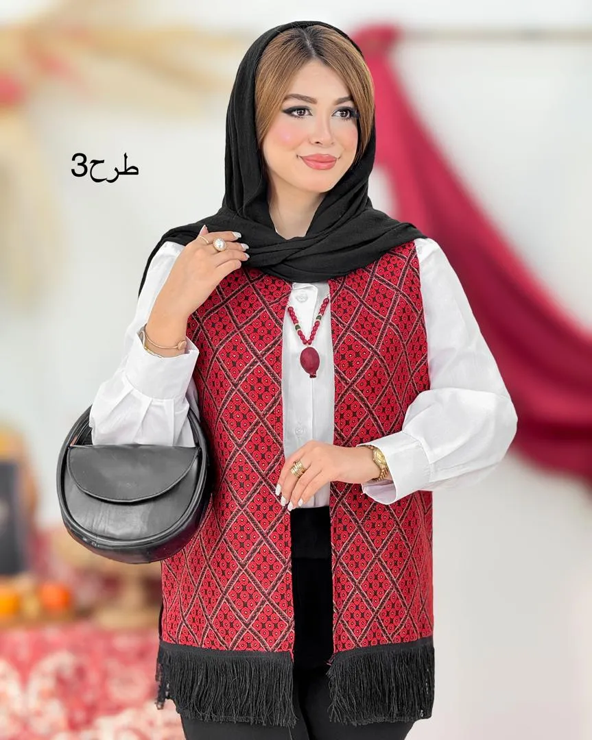 جلیقه پایین ریش یلدایی کد h770 (9) جلیقه پایین ریش یلدایی کد h770