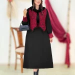 جلیقه پیراهن یلدایی ملیله دار کد h786