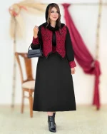 جلیقه پیراهن یلدایی ملیله دار کد h786_3