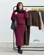 رویه سارافون بافت یقه گرد کد h782_3