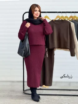 رویه سارافون بافت یقه گرد کد h782