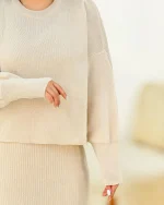 رویه سارافون بافت یقه گرد کد h782_5