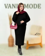 رویه سارافون بافت یقه گرد کد h782_6