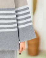 ست بلوز راه راه ودامن کمرکش کد h692_1