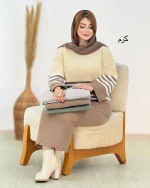 ست بلوز راه راه ودامن کمرکش کد h692_2