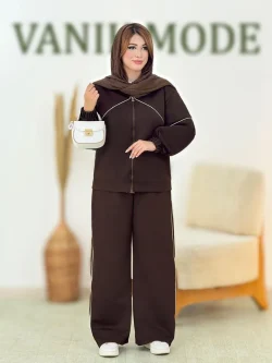 ست سویشرت شلوار خط دار کد h760