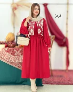 ست پیراهن جلیقه یلدایی کد h763 (2)