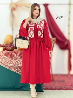 ست پیراهن جلیقه یلدایی کد h763