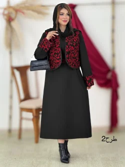 ست پیراهن و جلیقه کد h798