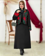 ست پیراهن و جلیقه کد h798