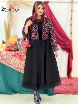 ست کت دامن یلدایی کد h762