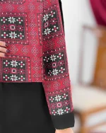 ست کت سارافون کمربنددار زنانه کد h703_2