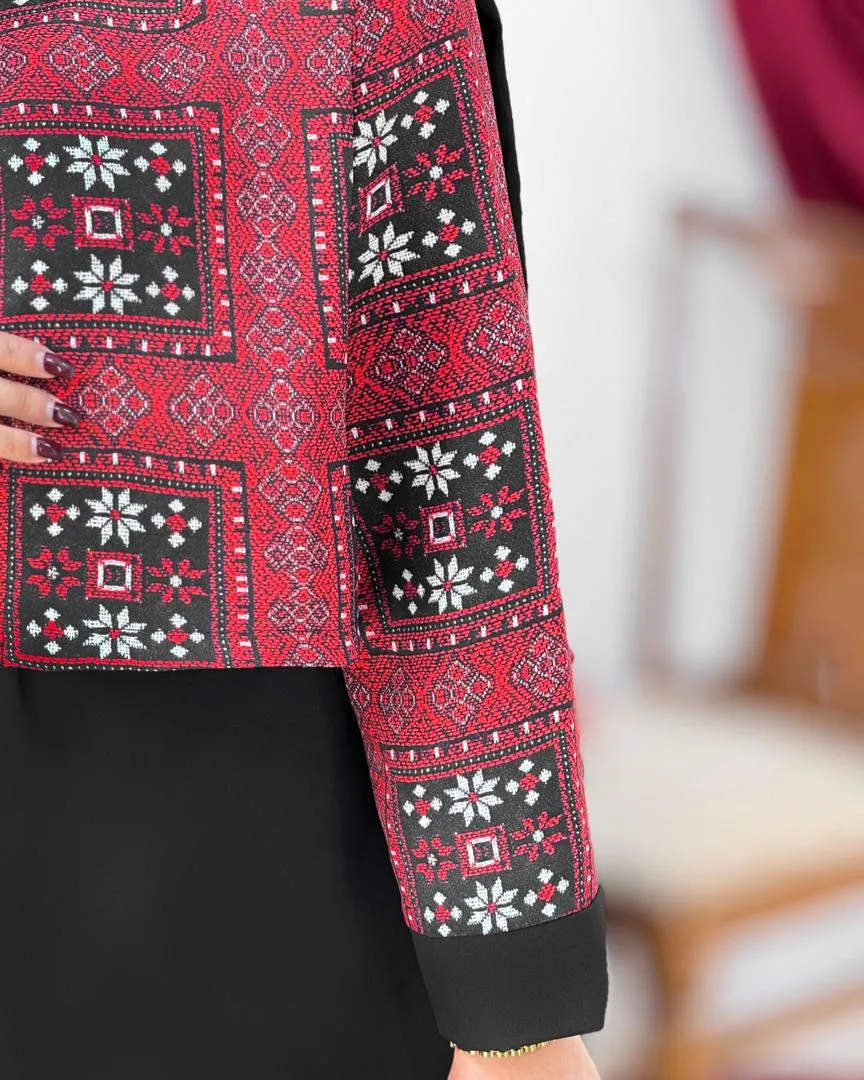 ست کت سارافون کمربنددار زنانه کد h703_2 ست کت سارافون کمربنددار زنانه کد h703