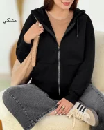 سویشرت کلاه دار زنانه کد h740 (1)_1