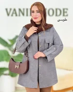 مانتو کبریتی آستین پاگون دار کد h791_3