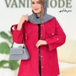 مانتو کبریتی آستین پاگون دار کد h791