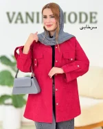 مانتو کبریتی آستین پاگون دار کد h791_4