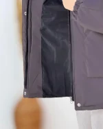 کاپشن زنانه کلاهدار کد h766_2