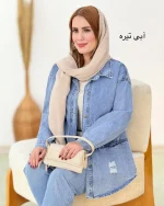 کت جین زاپدار زنانه کد h718_5