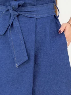 ست کت سارافون جین کاغذی کد h727