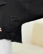 کت جین کوتاه زاپدار کد h719 (2)