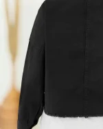 کت جین کوتاه زاپدار کد h719 (4)