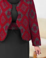 کت و سارافون سنگدوزی (6)